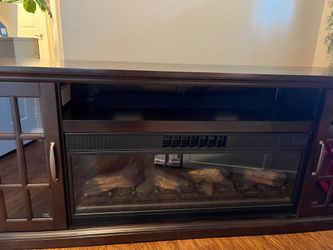 Solid Air and Heater Electric Fireplace
