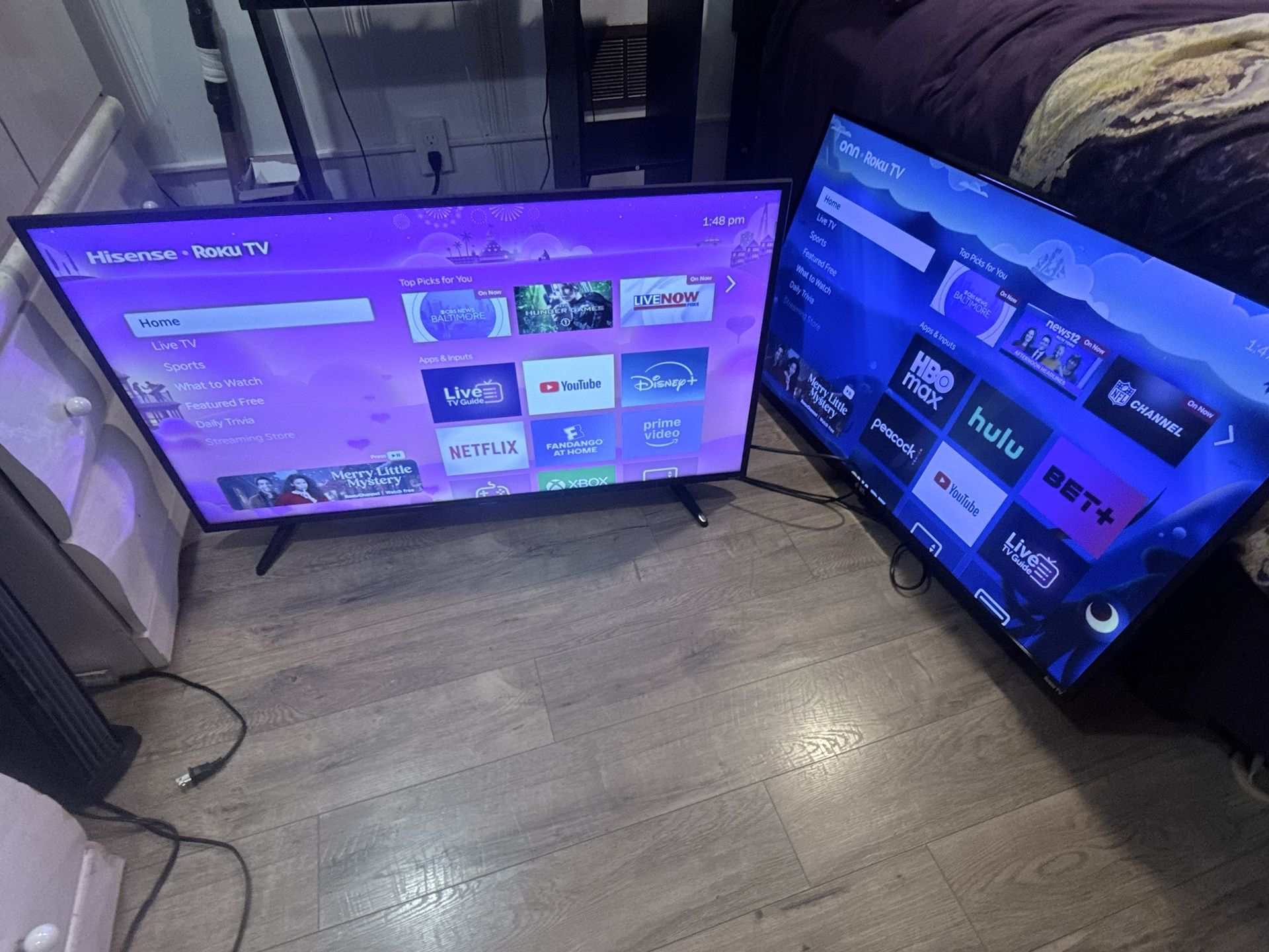 2 OF 3 43” Televisions For Sale 