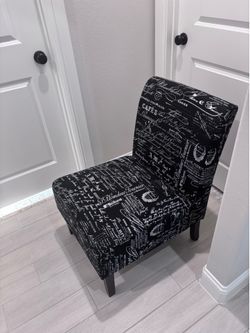 French Accent Chair, Black