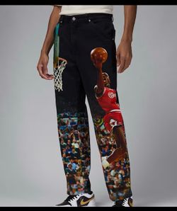 Rare Nike Michael Jordan Twill Pants Sz 34