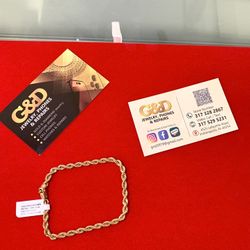 Real 10k Gold Bracelet 