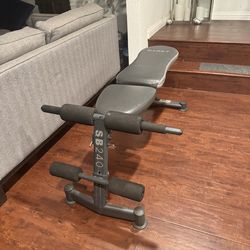 Incline fitness bench