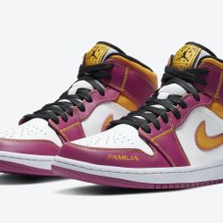 Nike Air Jordan 1 Mid GS 'Día de los Muertos' (size 4Y / 5.5 women) • DC0500-100