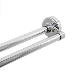  Zenna Home 36602SS 44" To 72" Chrome Double Shower Rod (Shipping)
