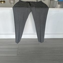 Grey Perry Ellis Slim Dress Pants Size 36x32
