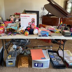 Estate Sale Left Overs - Make Offer For Everything  Free Piano To Good Home  