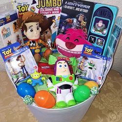 TOY STORY EASTER BASKET. ( PICK UP IN MODESTO.)