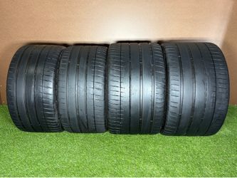 (2) 345/25ZR21 & (2) 275/30ZR20 SET OF 4 MICHELIN PILOT SPORT 4S ZP