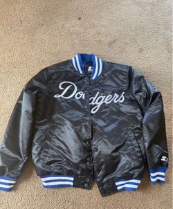 LA Dodgers black and blue varsity jacket