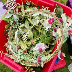 Box Full of Vines And Flowers 
