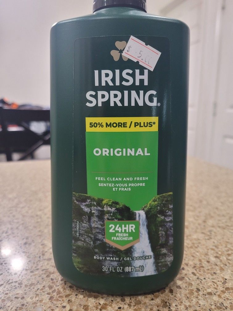 NEW Irish Spring Original Bodywash 30oz