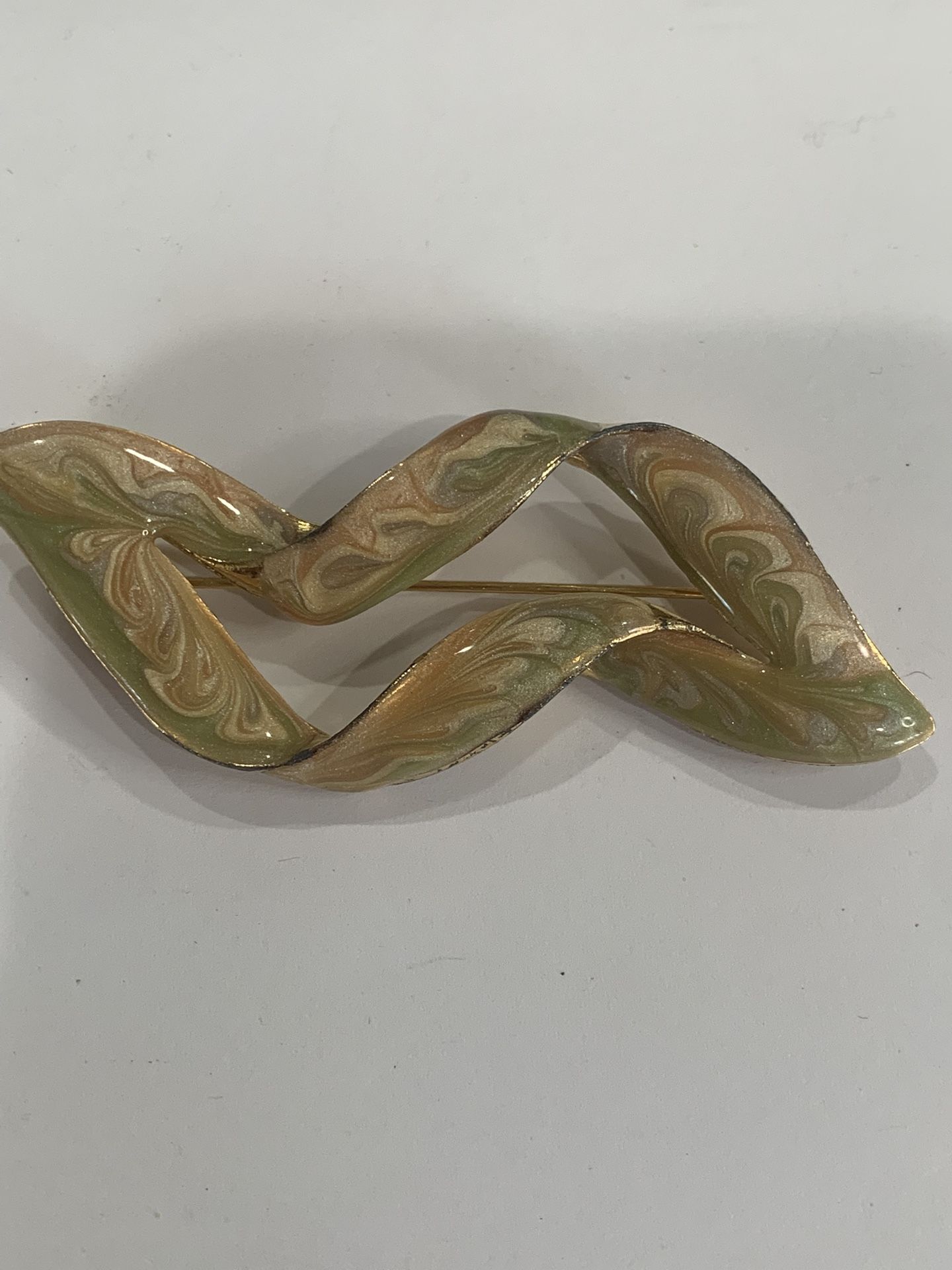Vintage Enamel Brooch