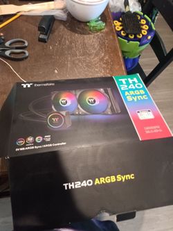 Thermaltake TH240 ARGB Sync 240mm AIO Liquid CPU Cooler - Untested