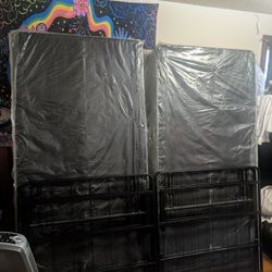 King Size Bed With Frame And Two Box Frames