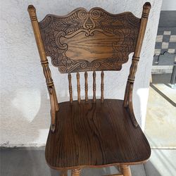 Antique counter chair