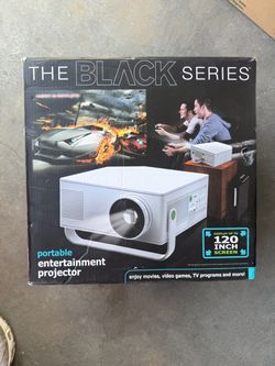The Black Series Portable Entertainment Projector