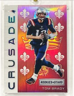 Tom Brady Crusade 2018 Rookie and Stars Pink Crusade #d /85 PATRIOTS