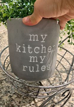 Kitchen decorative pot flower only