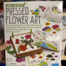 4M Green Creativity Pressed Flower Art Kit kids toy