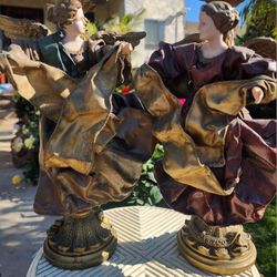 Paper Mache Candle Holders 