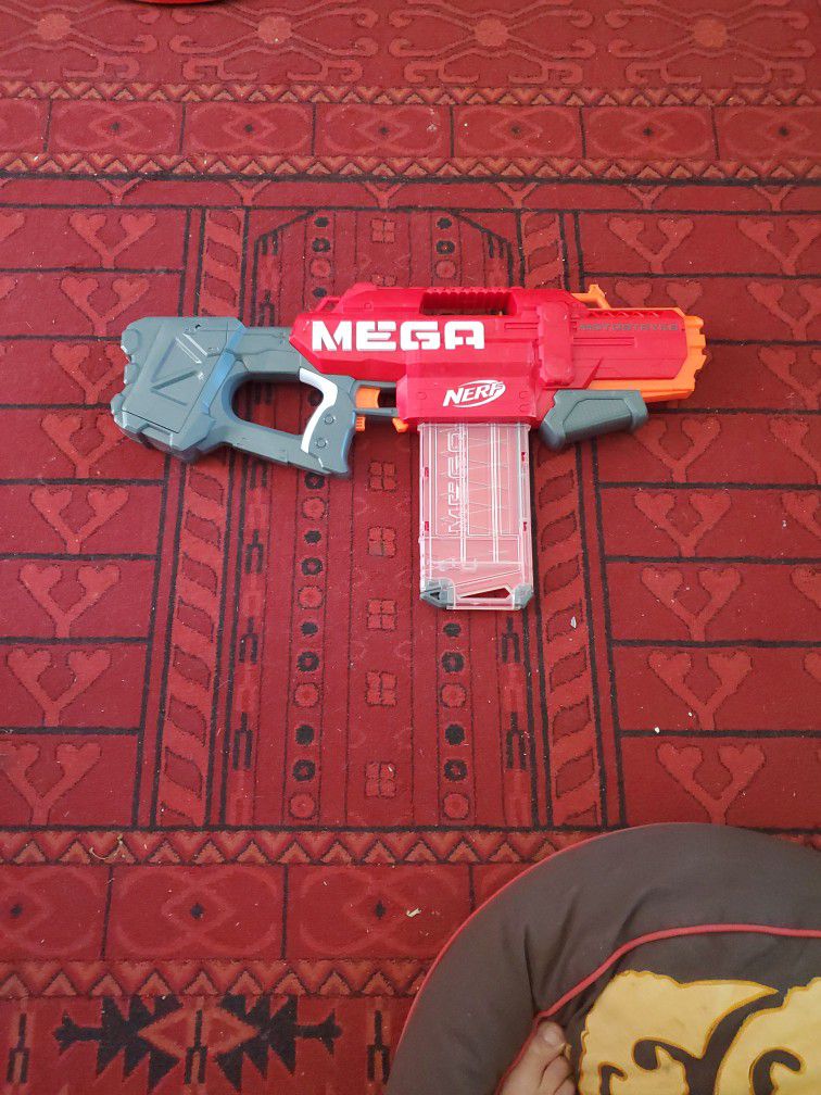 Toy Gun Mega Nerf Red Mega Size