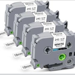 TZe-241 TZ Tape 18mm 0.7 Inch