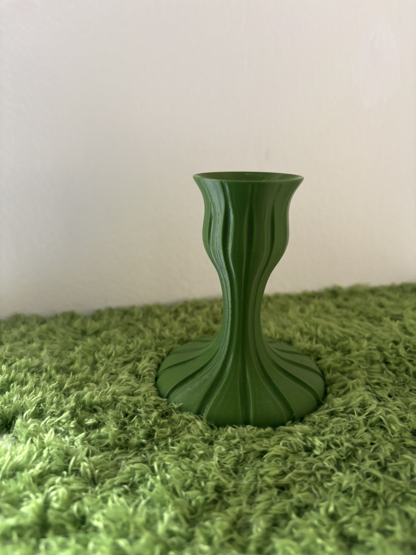 3D Printed Candle Holder For Thin Candles