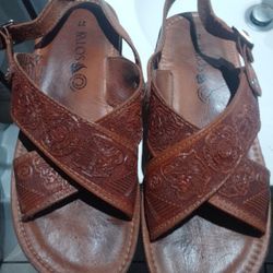 Huaraches Made In Mexico Size 10