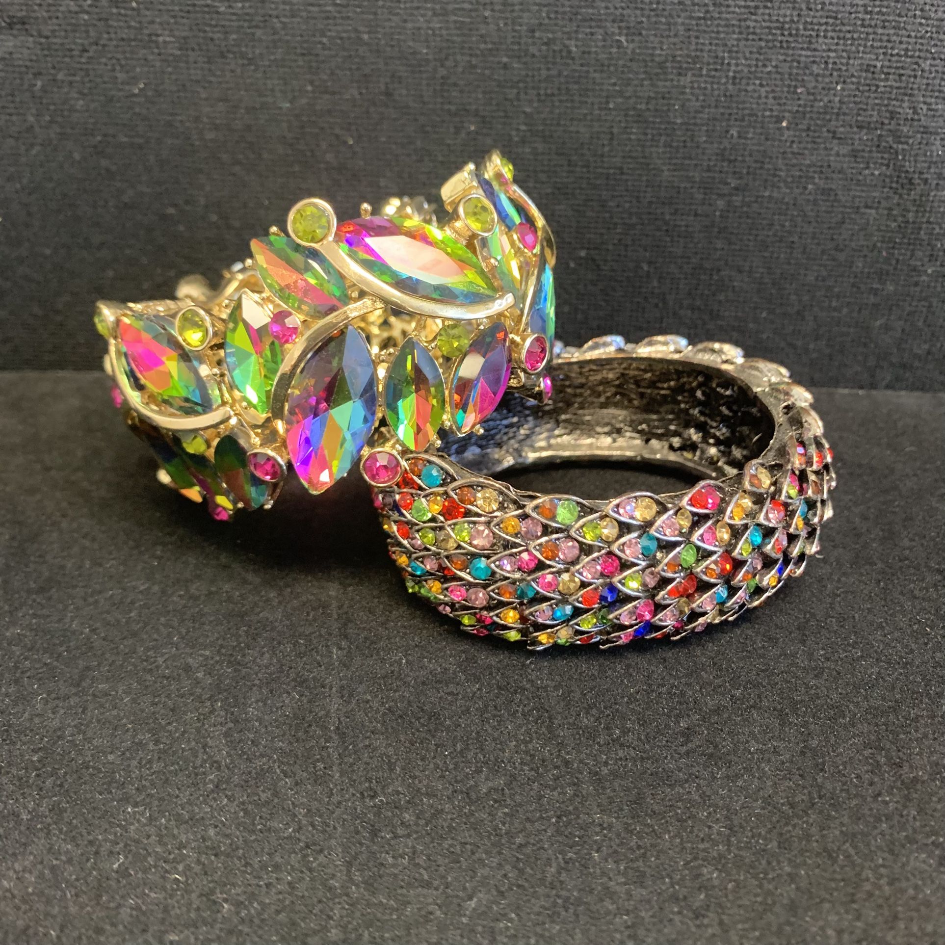 Two stunning crystal bracelets