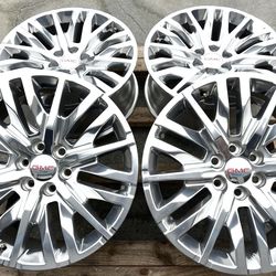 Denali OEM 22s Wheels. Chevy/Gmc Caps Available.