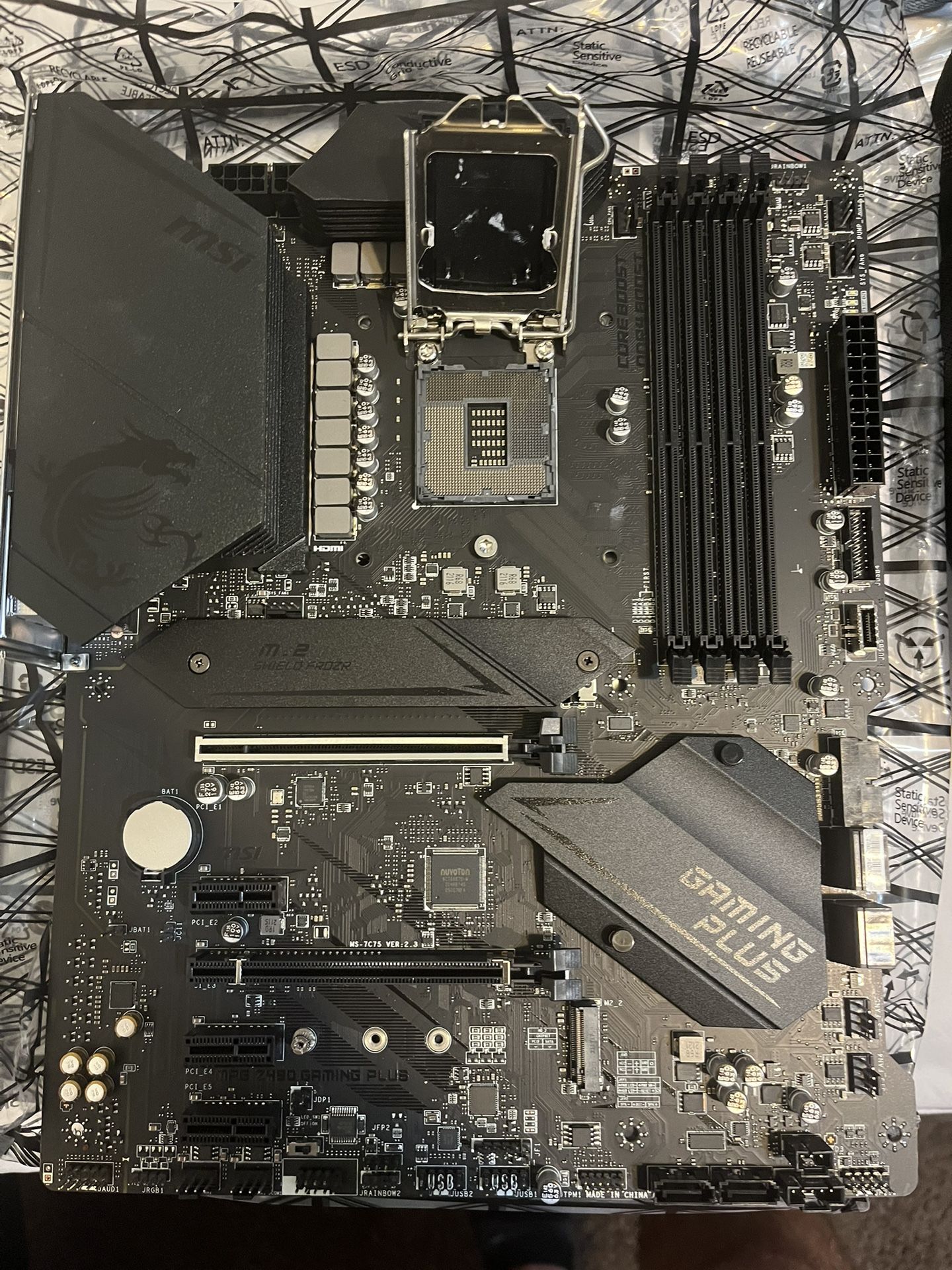 Z490 MSI MOTHERBOARD