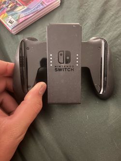 Nintendo Switch V2 HAC-001(-01) Gray Console Bundle w/ Dock, Mario Kart 8 Deluxe, Minecraft, Smash Bros