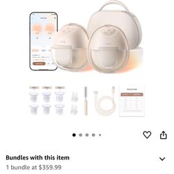 Eufy Heated Wearable Breast pump S1pro Industry leading-heat Flow