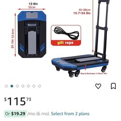 Luggage, dolly carrier, new good for around the house