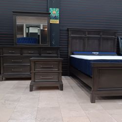 *Black Friday Now!!!*---Stellar Lindex Queen Bedroom Sets---From $899!!!---Delivery And Financing🫡