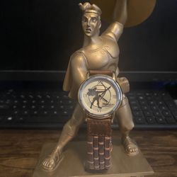 Disney Hercules 1997 Watch + Statue