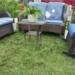 4.
 Piece brand new patio. Loveseat 3
