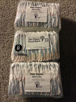 Free size 0 diapers