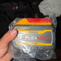 Brand New Dewalt Flexvolt 9amp Battery
