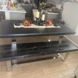 Dining Table , Bench And Buffet 