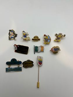 Disney and Olympics vintage pins