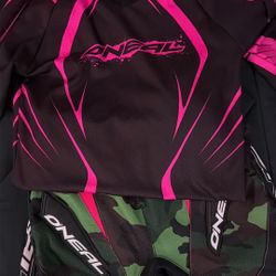 Kids Size 12/14 Dirtbike Pants And Long Sleeve 