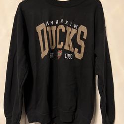 anaheim ducks sweatshirt size medium womens