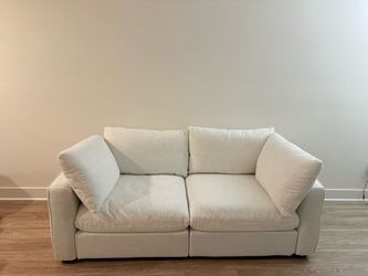 White Sofa Couch - Like New!