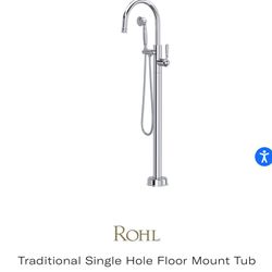 Rohl Floor Mount Tub Filler