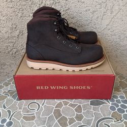 WORK BOOTS RED WING 2443 ALUMINUM TOE WATERPROOF SIZE 10.5 MENS 