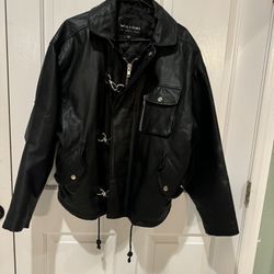Wilson’s black leather Jacket 