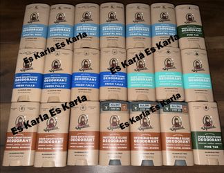 DR. SQUATCH Men's Natural Solid Deodorant $6 each.  OR 4 for $22