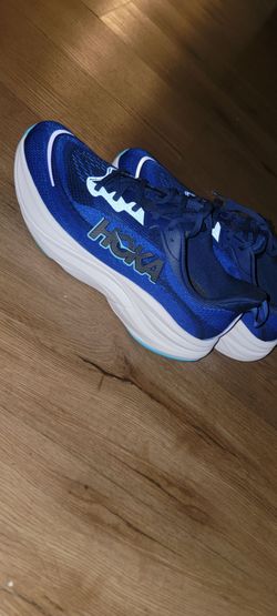 HOKA Running Sneakers Blue White 11.5