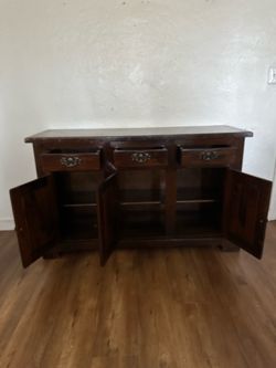 Brown Vintage Storage Buffet
